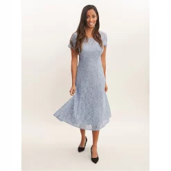 Gina Bacconi Genny Cap Sleeve Midi Sequin Lace Dress 7 Gina Bacconi Genny Cap Sleeve Midi Sequin Lace Dress -Gina Bacconi Sales aa283700 xxl a2