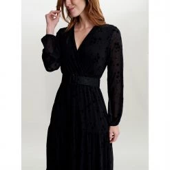 Gina Bacconi Wenda Dress With Belt & Tiered Skirt 7 Gina Bacconi Wenda Dress With Belt & Tiered Skirt -Gina Bacconi Sales aa287300 xxl a4