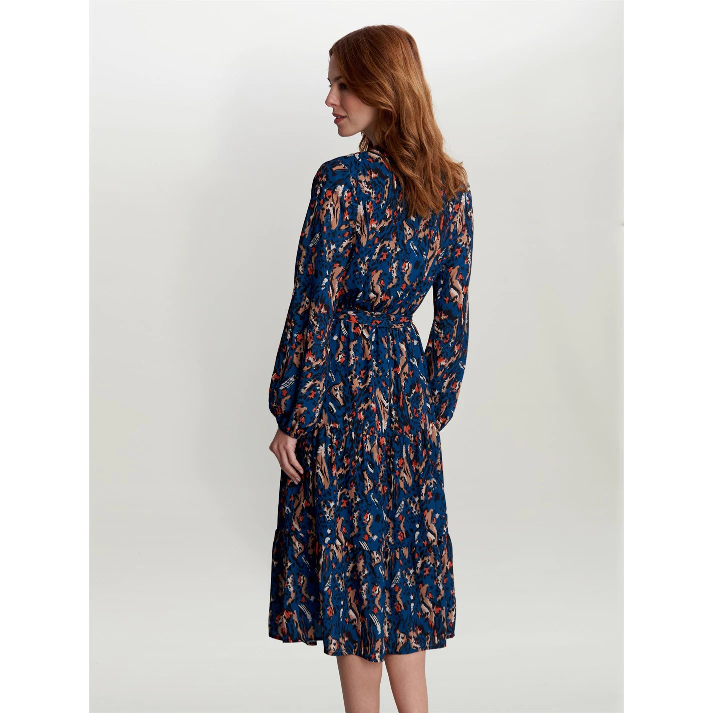 Gina Bacconi Lulia V Neck Button Front Dress 2 Gina Bacconi Lulia V Neck Button Front Dress - Image 2