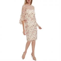 Gina Bacconi Jula Embroidery Dress With Cuff Sleeve 9 Gina Bacconi Jula Embroidery Dress With Cuff Sleeve -Gina Bacconi Sales aa774800 xxl a4