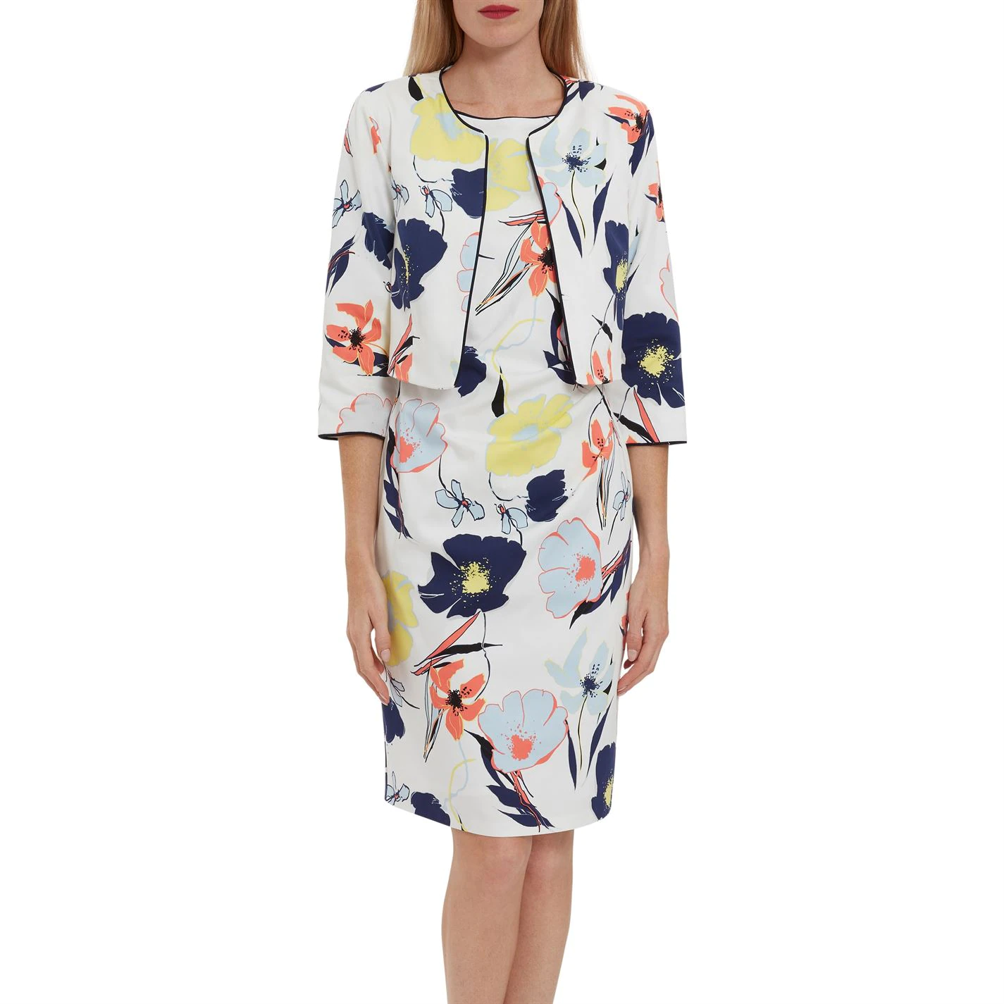 Gina Bacconi Noreen Floral Bolero And Dress 2 Gina Bacconi Noreen Floral Bolero And Dress - Image 2