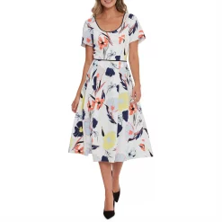 Gina Bacconi Kylie Fit And Flare Floral Dress 9 Gina Bacconi Kylie Fit And Flare Floral Dress -Gina Bacconi Sales ab151800 xxl a4