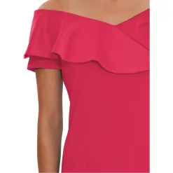 Gina Bacconi Barbara Stretch Crepe And Satin Dress -Gina Bacconi Sales ab337101 xxl a3