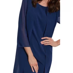 Gina Bacconi Lili Crepe And Chiffon Dress -Gina Bacconi Sales ab792000 xxl a3