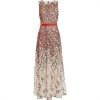 Gina Bacconi Griet Embroidered Maxi Dress