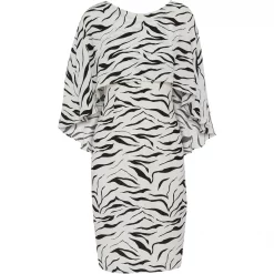Gina Bacconi Gina Bacconi Riona Zebra Print Dress
