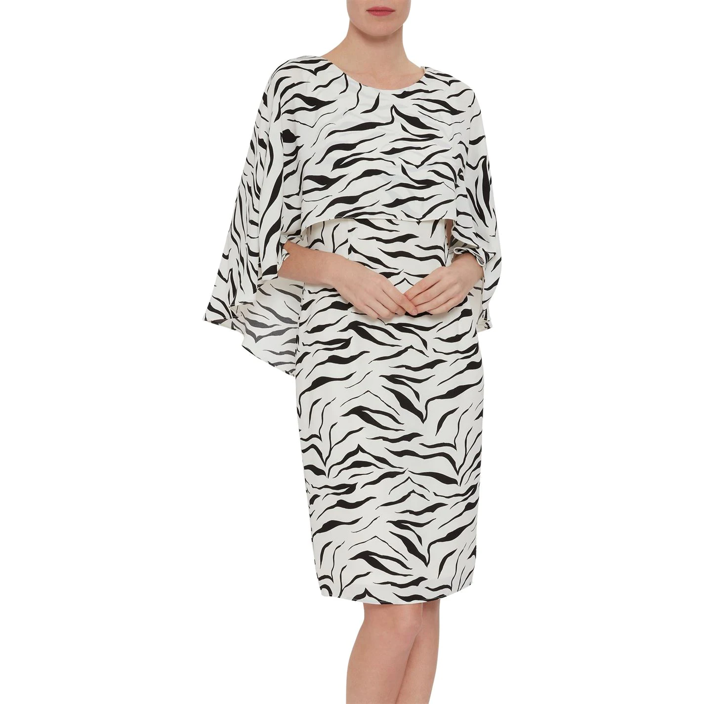 Gina Bacconi Gina Bacconi Riona Zebra Print Dress 2 Gina Bacconi Gina Bacconi Riona Zebra Print Dress - Image 2