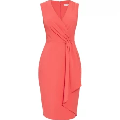 Gina Bacconi Inona Moss Crepe Dress