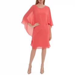 Gina Bacconi Lariah Chiffon Cape Dress 9 Gina Bacconi Lariah Chiffon Cape Dress -Gina Bacconi Sales ad129901 xxl a4