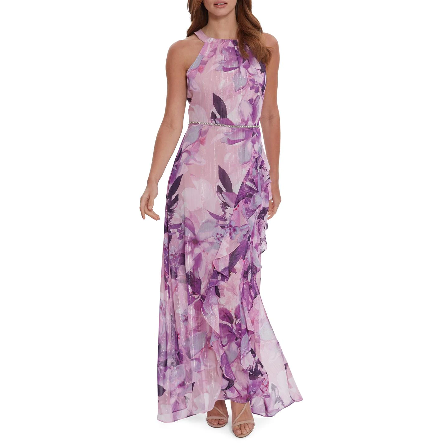 Gina Bacconi Analisa Chiffon Maxi Dress 2 Gina Bacconi Analisa Chiffon Maxi Dress - Image 2