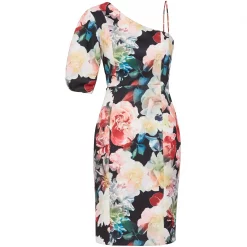 Gina Bacconi Gina Bacconi Lelia Floral Scuba Dress