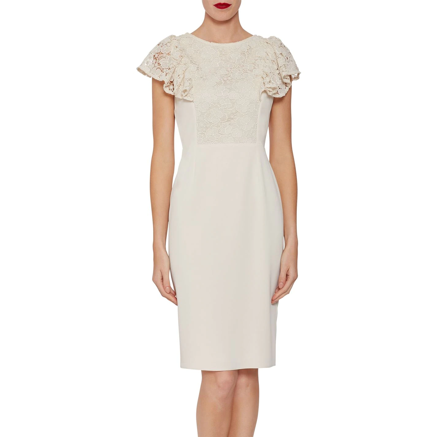 Gina Bacconi Gina Bacconi Brandi Moss Crepe Dress 2 Gina Bacconi Gina Bacconi Brandi Moss Crepe Dress - Image 2