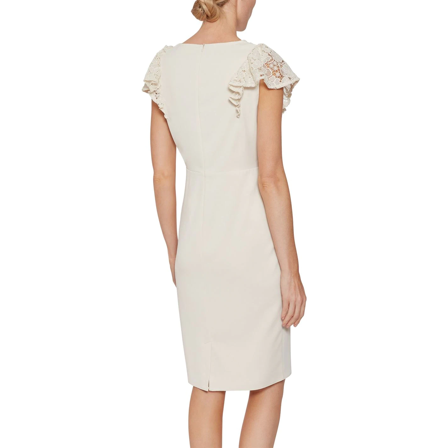 Gina Bacconi Gina Bacconi Brandi Moss Crepe Dress 3 Gina Bacconi Gina Bacconi Brandi Moss Crepe Dress - Image 3