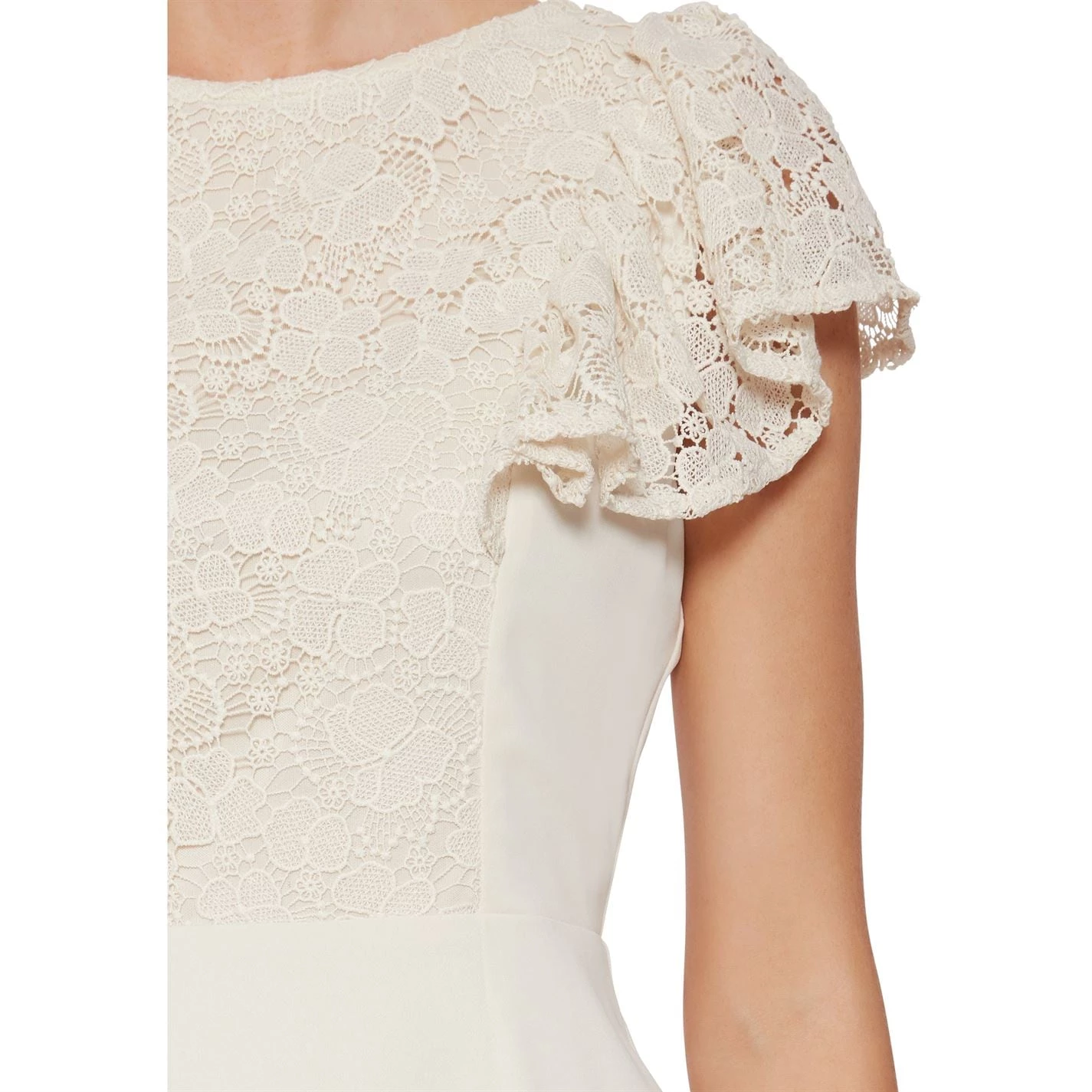 Gina Bacconi Gina Bacconi Brandi Moss Crepe Dress 4 Gina Bacconi Gina Bacconi Brandi Moss Crepe Dress - Image 4