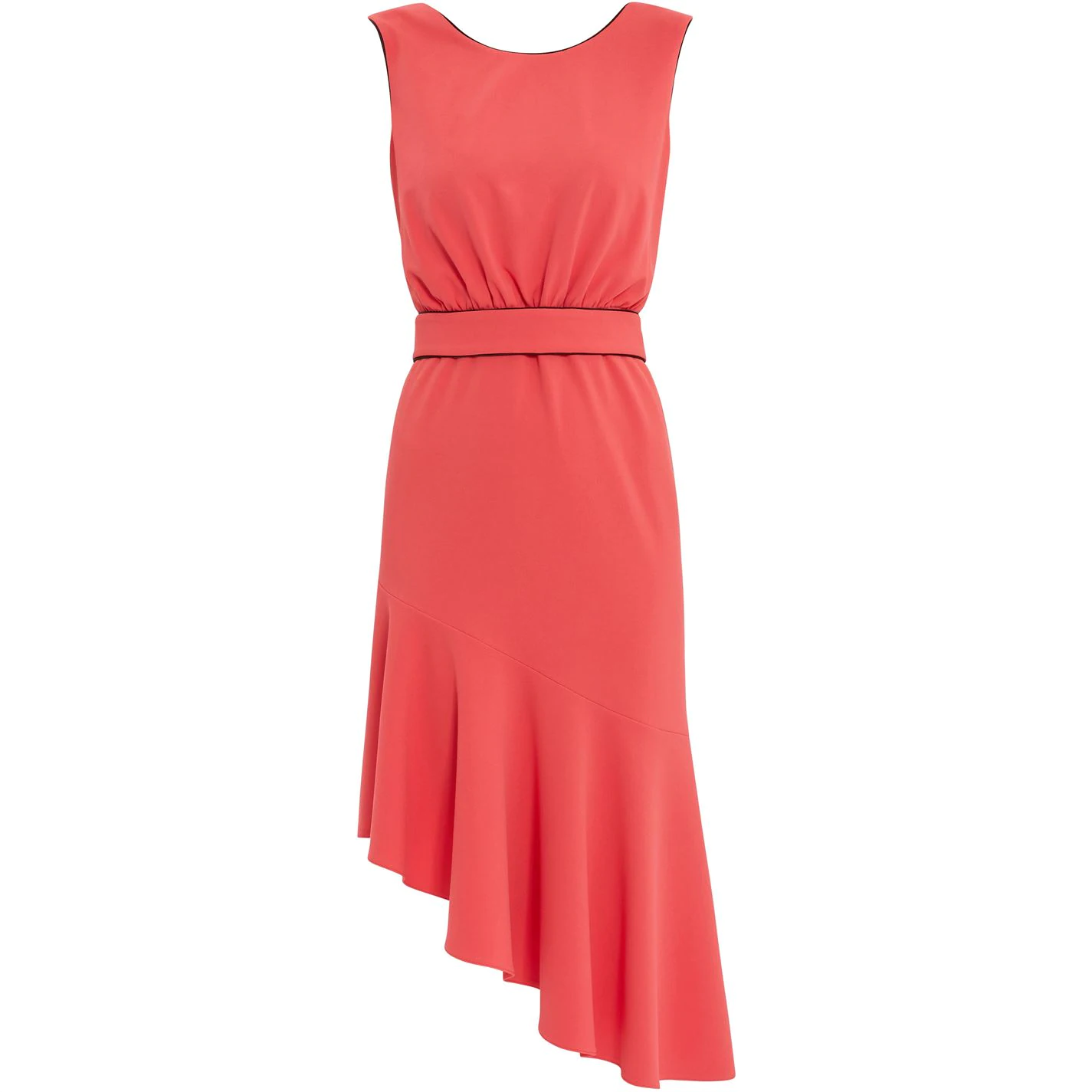 Gina Bacconi Celina Soft Stretch Crepe Dress With Tie 1 Gina Bacconi Celina Soft Stretch Crepe Dress With Tie