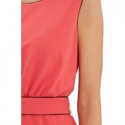 Gina Bacconi Celina Soft Stretch Crepe Dress With Tie 8 Gina Bacconi Celina Soft Stretch Crepe Dress With Tie -Gina Bacconi Sales ag039700 xxl a3