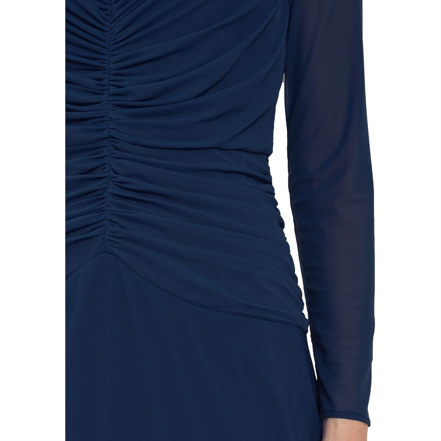 Gina Bacconi Robina Mesh Dress With Ruched Bodice 4 Gina Bacconi Robina Mesh Dress With Ruched Bodice - Image 4