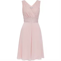 Gina Bacconi Gracie Metallic Corded Lace Dress