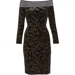 Gina Bacconi Jonina Velvet Dress