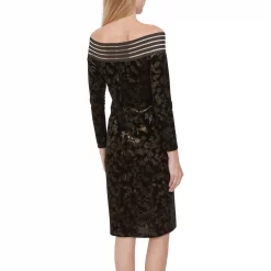 Gina Bacconi Jonina Velvet Dress 7 Gina Bacconi Jonina Velvet Dress -Gina Bacconi Sales ag609800 xxl a2