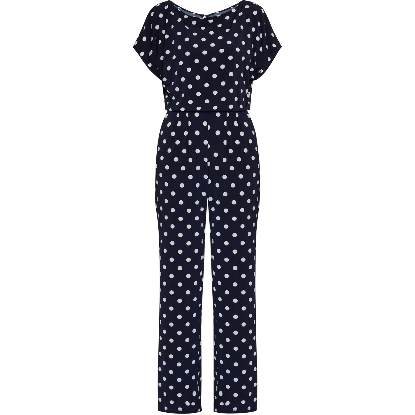 Gina Bacconi Gina Bacconi Quiana Spot Jersey Jumpsuit 1 Gina Bacconi Gina Bacconi Quiana Spot Jersey Jumpsuit