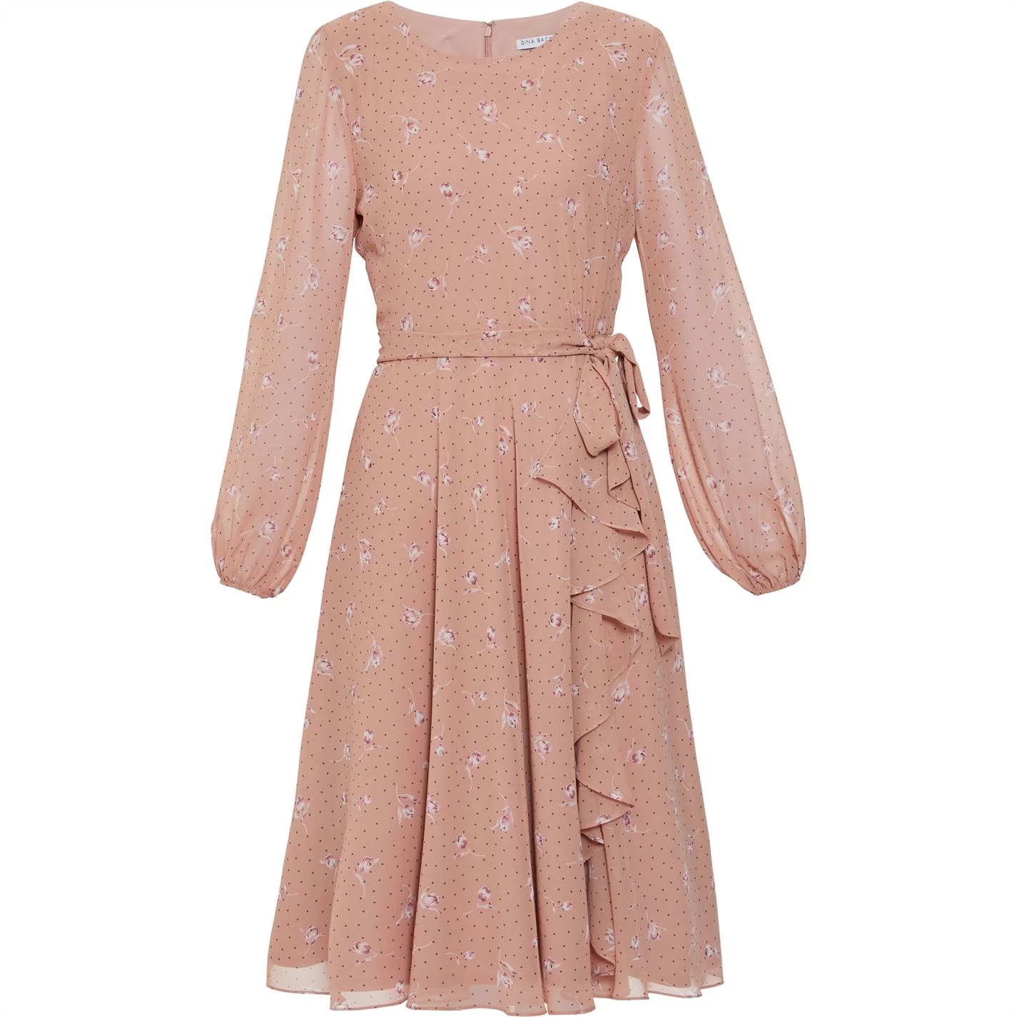 Gina Bacconi Kindra Chiffon Dress 1 Gina Bacconi Kindra Chiffon Dress