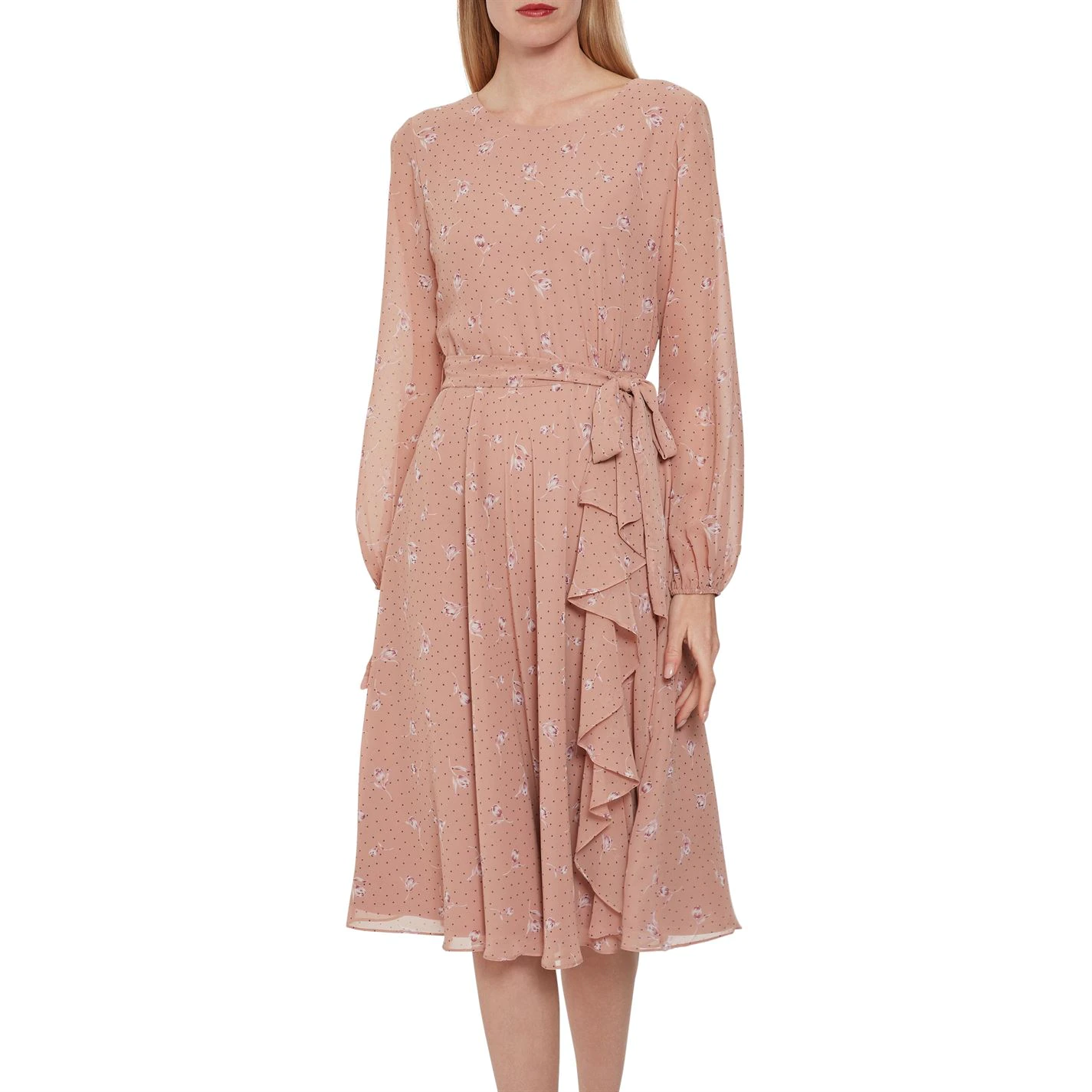 Gina Bacconi Kindra Chiffon Dress 2 Gina Bacconi Kindra Chiffon Dress - Image 2