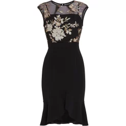 Gina Bacconi Gina Bacconi Eliora Crepe Sequin Dress