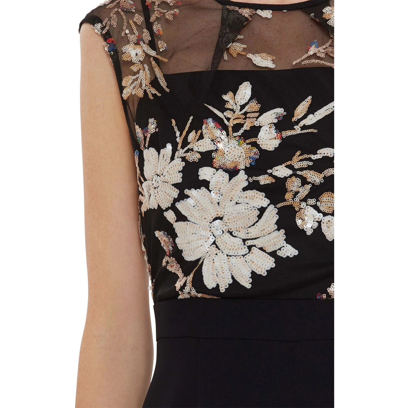 Gina Bacconi Gina Bacconi Eliora Crepe Sequin Dress 4 Gina Bacconi Gina Bacconi Eliora Crepe Sequin Dress - Image 4