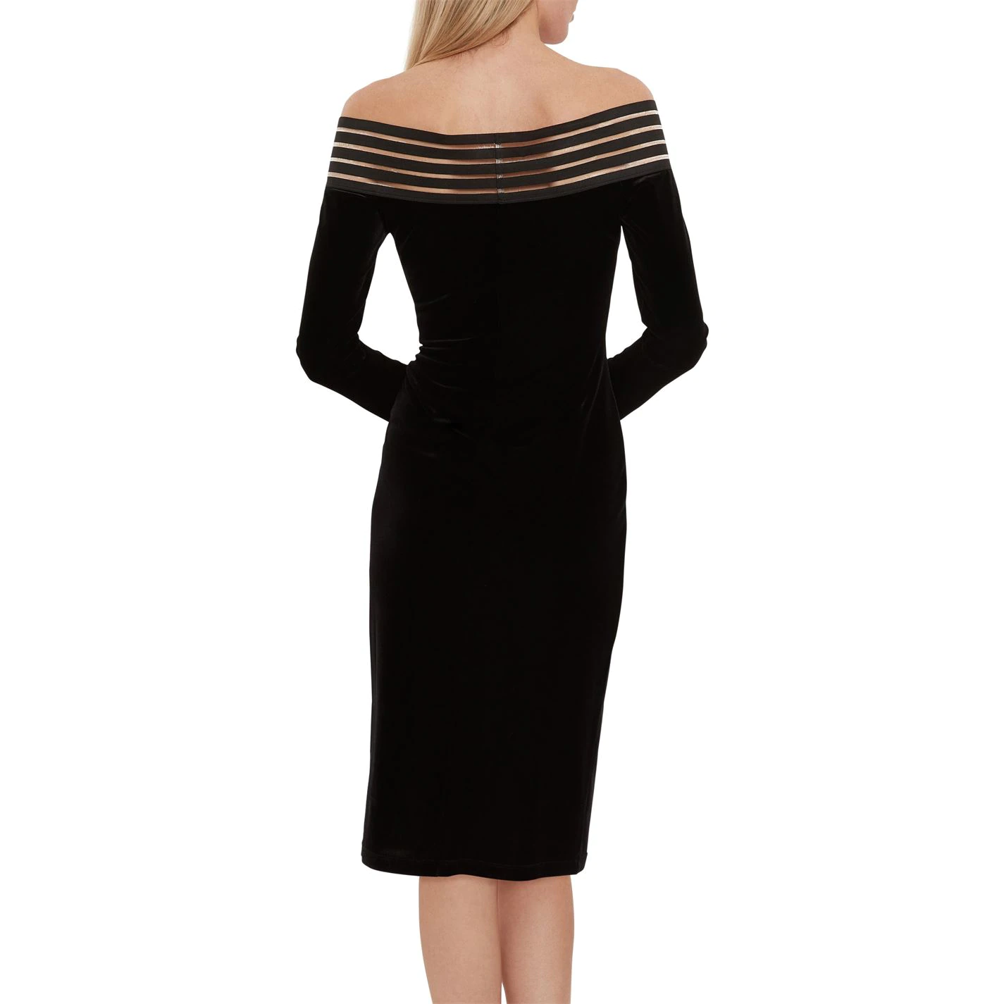 Gina Bacconi Gina Bacconi Adaira Off Shoulder Dress 3 Gina Bacconi Gina Bacconi Adaira Off Shoulder Dress - Image 3