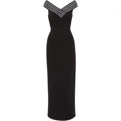 Gina Bacconi Gina Bacconi Ismeria Crepe Maxi Dress