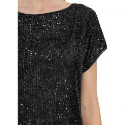 Gina Bacconi Gina Bacconi Lupe Stretch Sequin Top -Gina Bacconi Sales aj199900 xxl a3