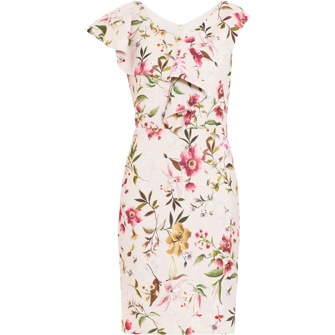 Gina Bacconi Gina Bacconi Darcella Floral Scuba Dress 1 Gina Bacconi Gina Bacconi Darcella Floral Scuba Dress