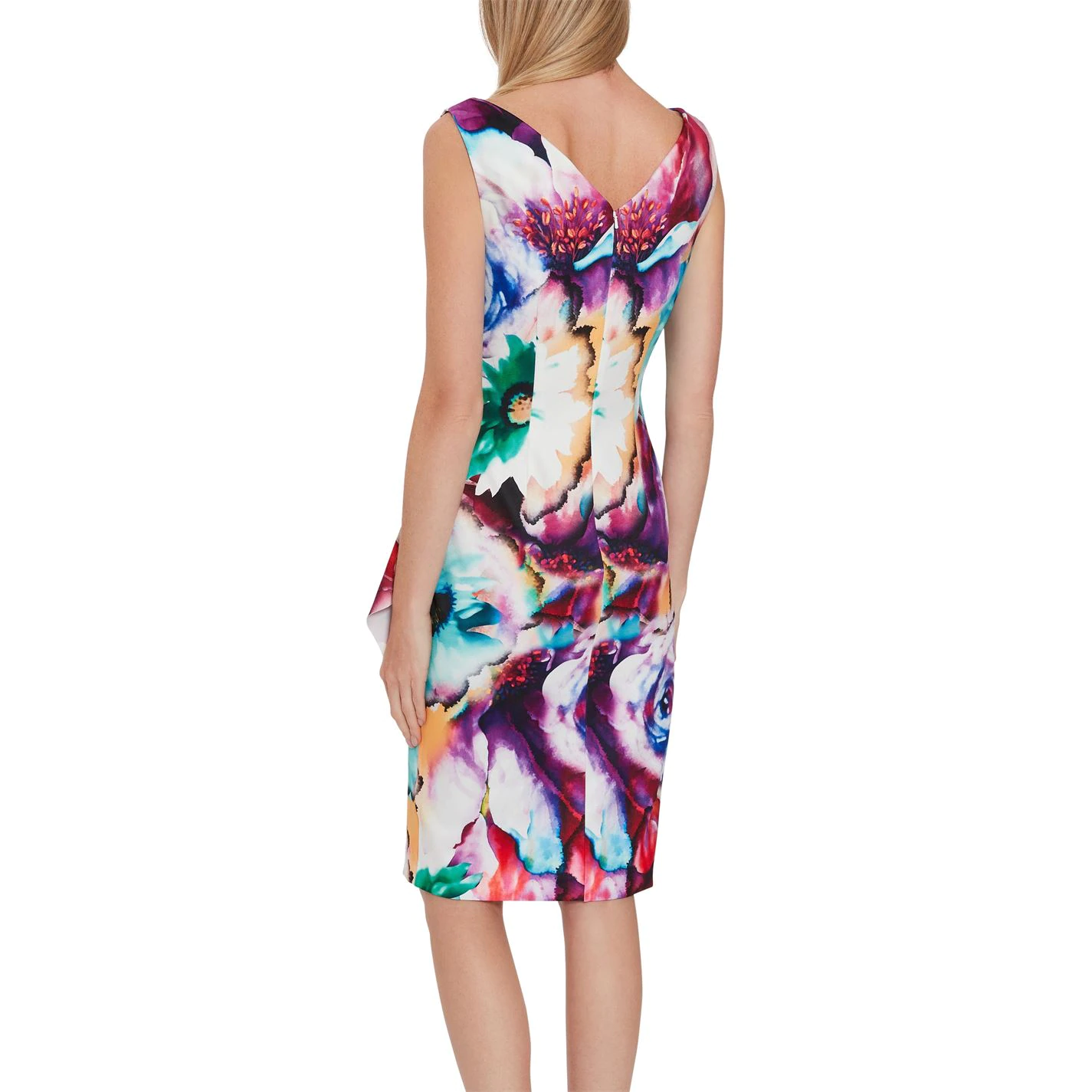 Gina Bacconi Islette Floral Wrap Dres 3 Gina Bacconi Islette Floral Wrap Dres - Image 3