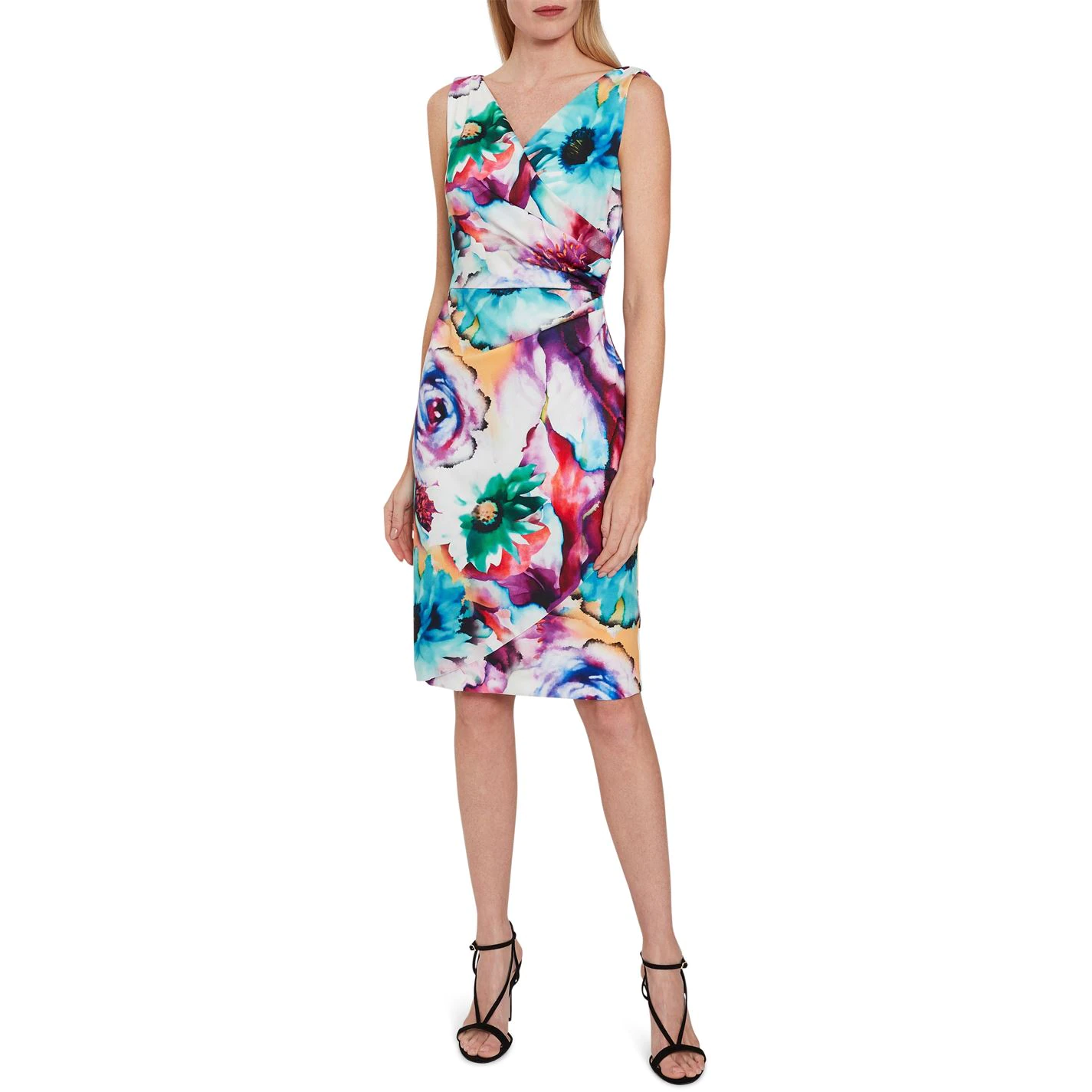 Gina Bacconi Islette Floral Wrap Dres 5 Gina Bacconi Islette Floral Wrap Dres - Image 5