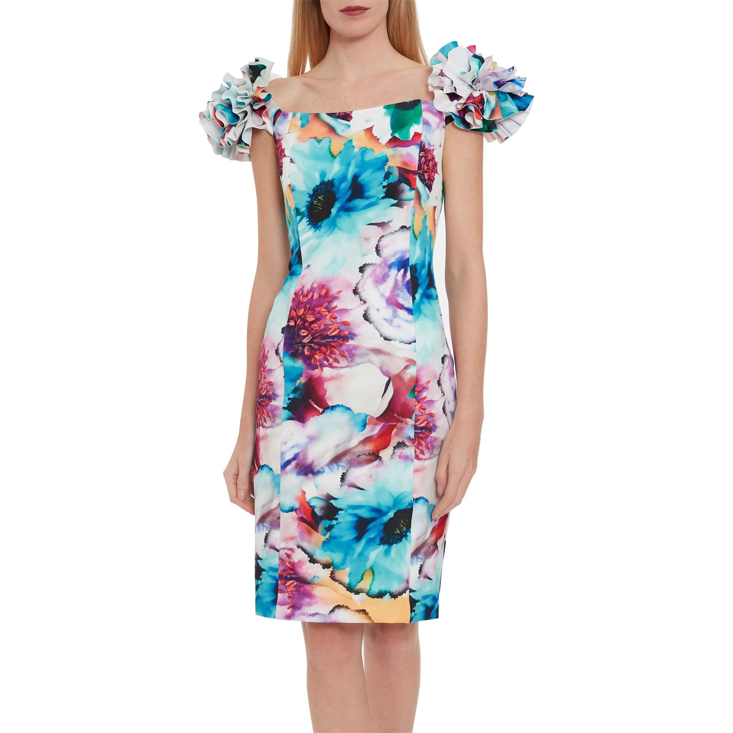 Gina Bacconi Harmonia Scuba Dress 2 Gina Bacconi Harmonia Scuba Dress - Image 2