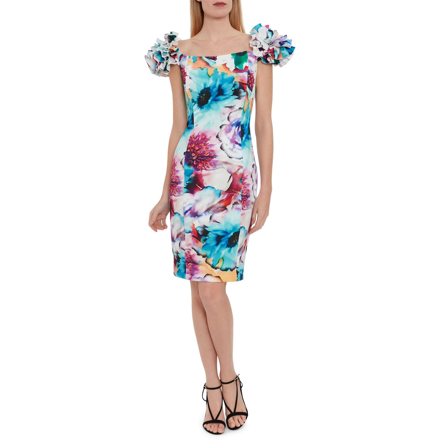 Gina Bacconi Harmonia Scuba Dress 5 Gina Bacconi Harmonia Scuba Dress - Image 5