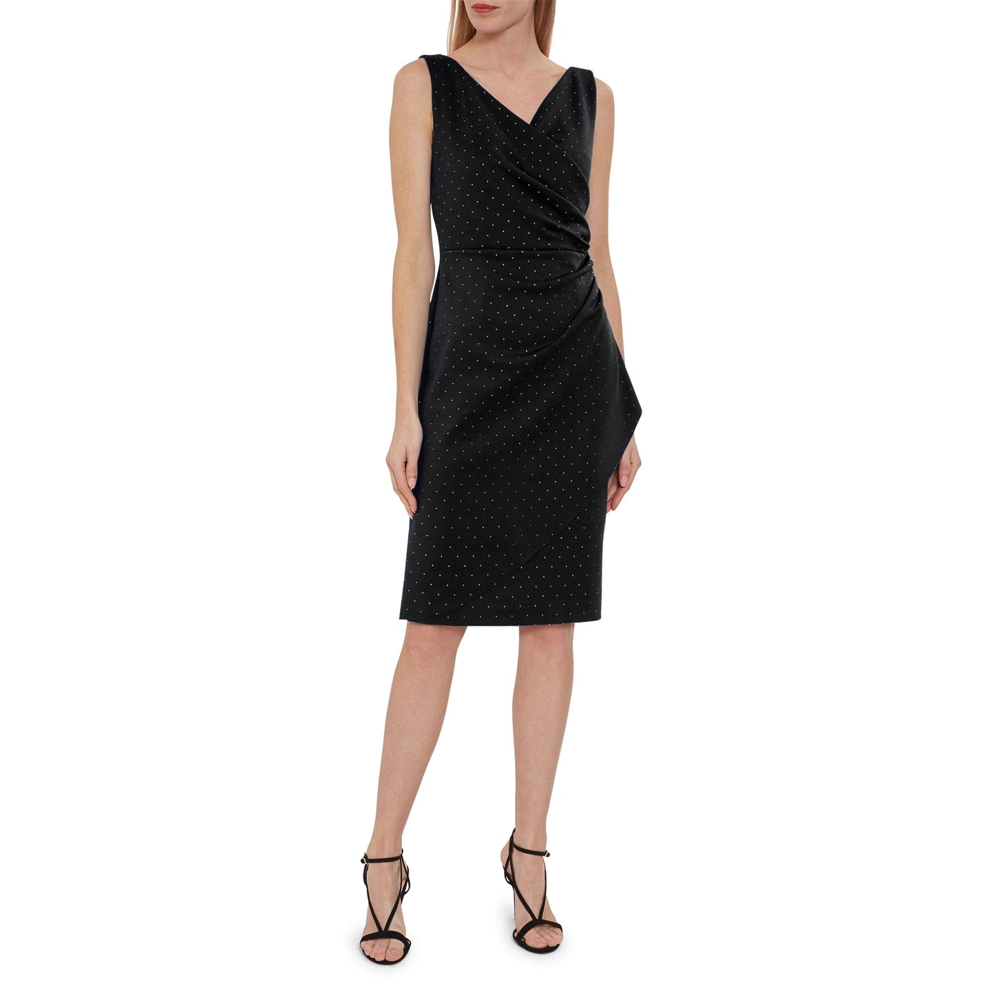 Gina Bacconi Gina Bacconi Tessie Stud Wrap Dress 5 Gina Bacconi Gina Bacconi Tessie Stud Wrap Dress - Image 5