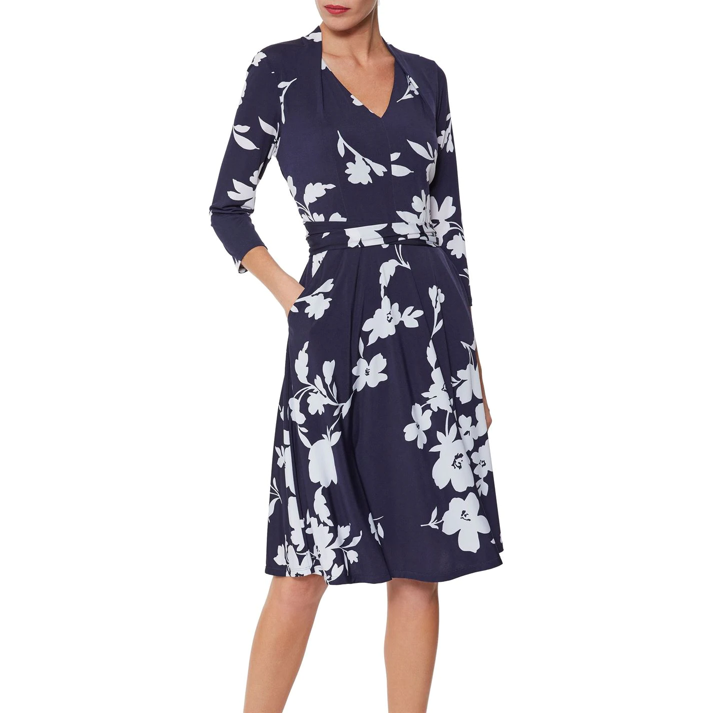 Gina Bacconi Madyn Tie Waist Dress 2 Gina Bacconi Madyn Tie Waist Dress - Image 2