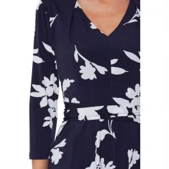 Gina Bacconi Madyn Tie Waist Dress 8 Gina Bacconi Madyn Tie Waist Dress -Gina Bacconi Sales aj772100 xxl a3