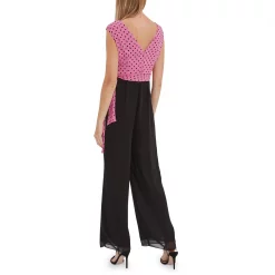 Gina Bacconi Milana Chiffon Jumpsuit With Spot Bodice -Gina Bacconi Sales ak526101 xxl a2