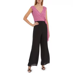 Gina Bacconi Milana Chiffon Jumpsuit With Spot Bodice -Gina Bacconi Sales ak526101 xxl a4