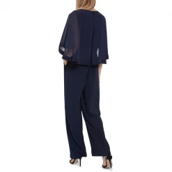 Gina Bacconi Lydia Crepe And Chiffon Jumpsuit 7 Gina Bacconi Lydia Crepe And Chiffon Jumpsuit -Gina Bacconi Sales ak526200 xxl a2