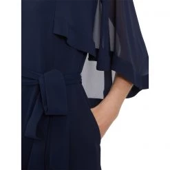 Gina Bacconi Lydia Crepe And Chiffon Jumpsuit 8 Gina Bacconi Lydia Crepe And Chiffon Jumpsuit -Gina Bacconi Sales ak526200 xxl a3