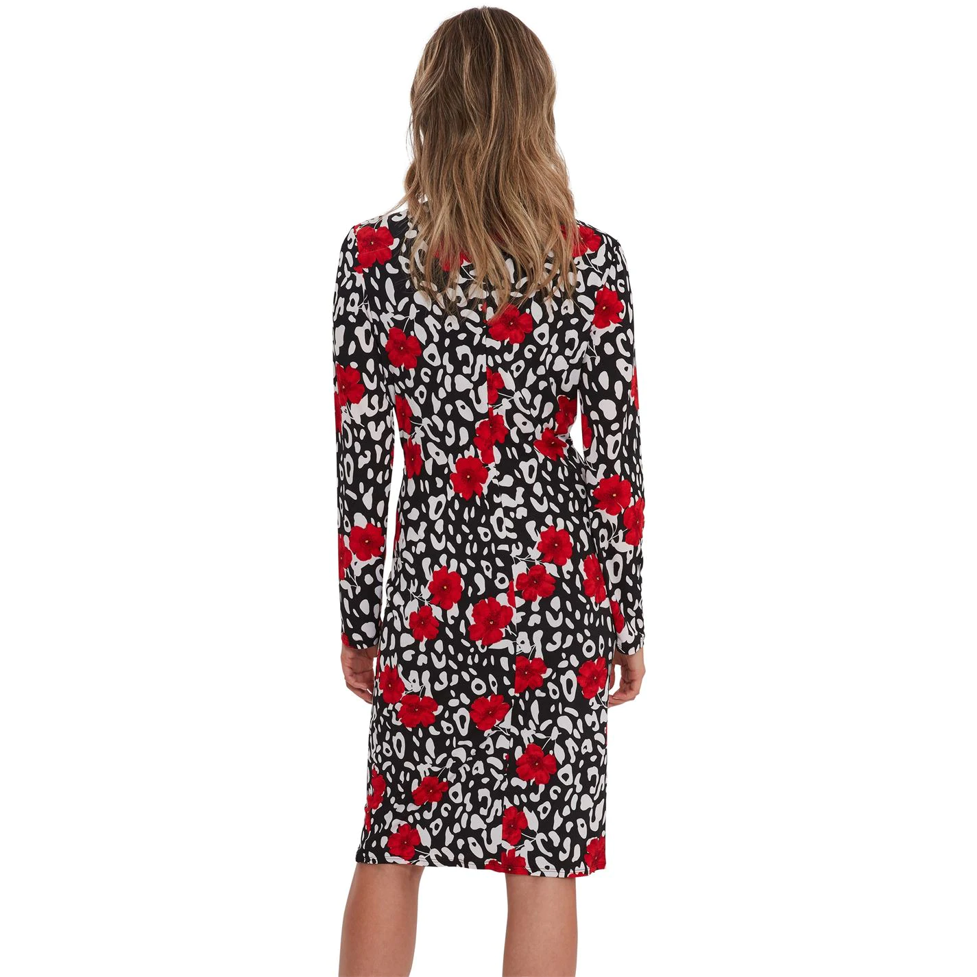 Gina Bacconi Bettina Jersey Knot Wrap Dress 3 Gina Bacconi Bettina Jersey Knot Wrap Dress - Image 3