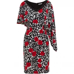 Gina Bacconi Johana Jersey Print Dress