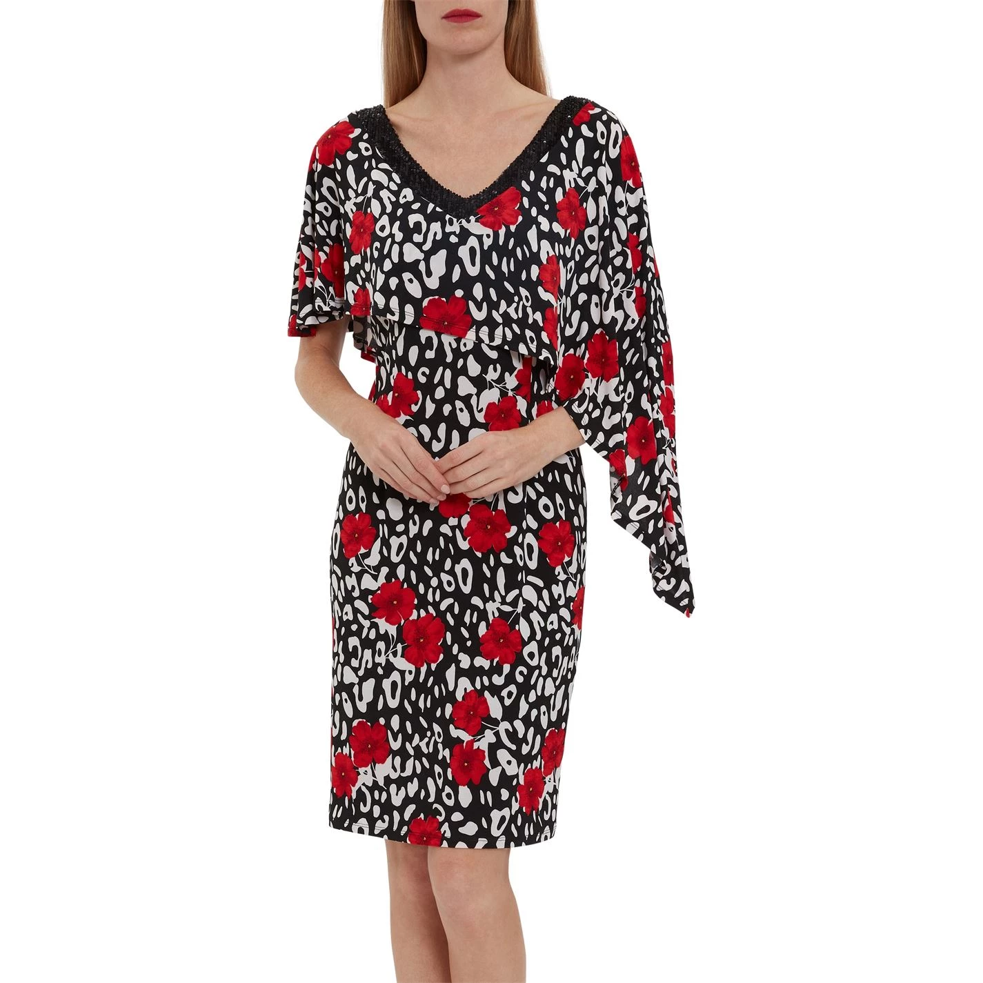 Gina Bacconi Johana Jersey Print Dress 2 Gina Bacconi Johana Jersey Print Dress - Image 2