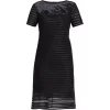 Gina Bacconi Millicent Striped Dress