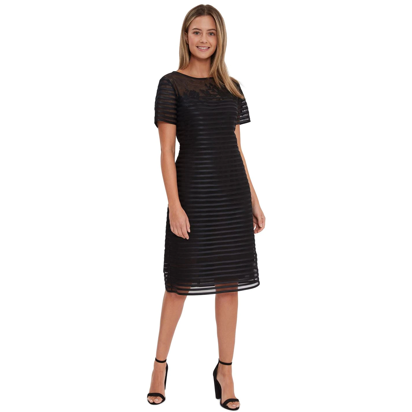 Gina Bacconi Millicent Striped Dress 4 Gina Bacconi Millicent Striped Dress - Image 4