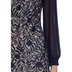 Gina Bacconi Mozelle Embroidered Lace Dress 9 Gina Bacconi Mozelle Embroidered Lace Dress -Gina Bacconi Sales al742700 xxl a4